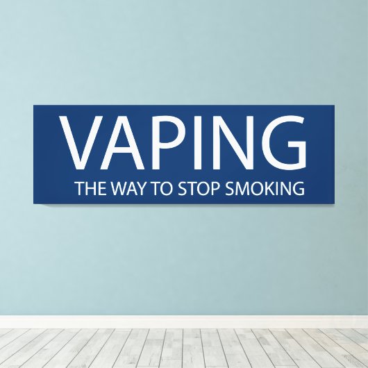 Vaping Canvas Afdruk (Insitu (Houten vloer))