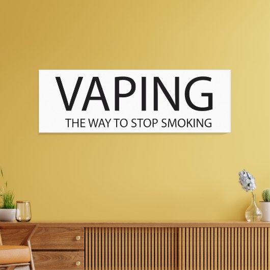 Vaping Canvas Afdruk (Insitu (Woonkamer))