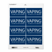 Vaping Etiket (Full Sheet)