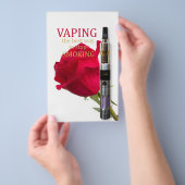 Vaping is de beste manier om te stoppen met roken flyer (Hand)