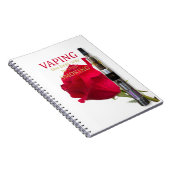 Vaping is de beste manier om te stoppen met roken notitieboek (Rechterzijde)