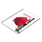 Vaping is de beste manier om te stoppen met roken notitieboek (Linkerzijde)