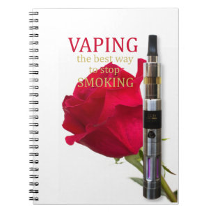 Vaping is de beste manier om te stoppen met roken notitieboek