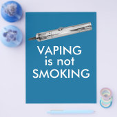 Vaping is niet roken flyer (Enkel)