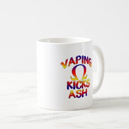 Vaping Kicks Ash Koffie Mokken Cups (Voorkant rechts)