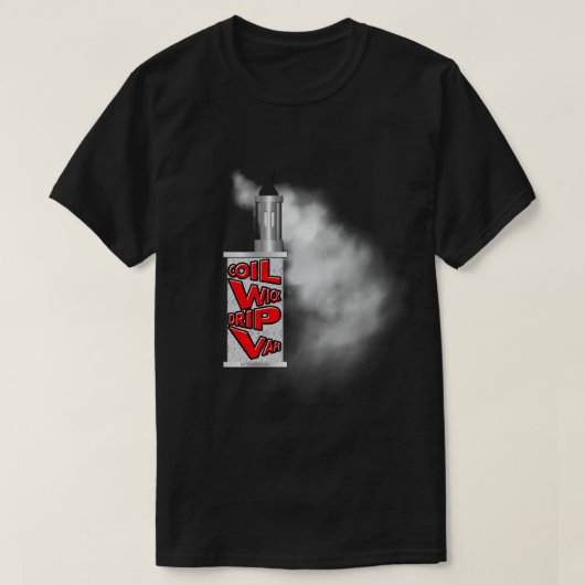 Vaping | Off-set box Mod by VapeGoat T-shirt (Design voorkant)