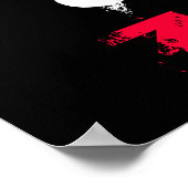 Vaping only Zone  Poster van hoge kwaliteit (Hoek)