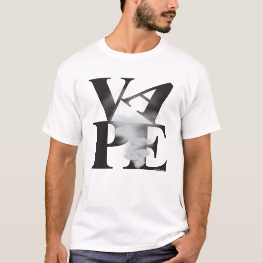 Vaping | Pop 70 StijlVAPE en wolk door VapeGoat T-shirt (Voorkant)