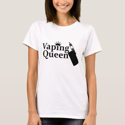 Vaping Queen T-shirt (Voorkant)
