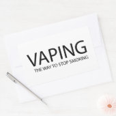 Vaping Rechthoekige Sticker (Envelop)