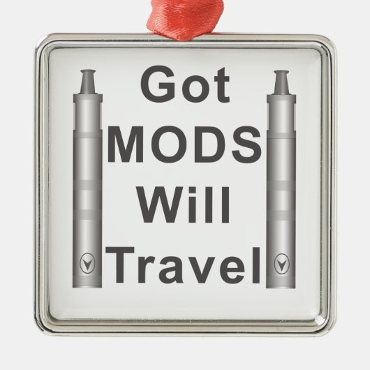 Vaping Rocks Metalen Ornament (Voorkant)