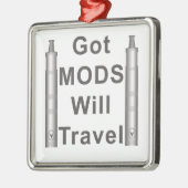 Vaping Rocks Metalen Ornament (Links)