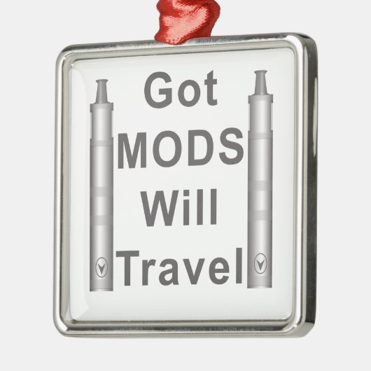 Vaping Rocks Metalen Ornament (Links)