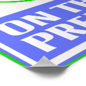 Vaping toegestaan op deze Premesis White Poster (Hoek)