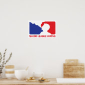 Vaping van grote Logo Vaper, aangepast Poster afdr (Keuken)