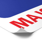 Vaping van grote Logo Vaper, aangepast Poster afdr (Hoek)