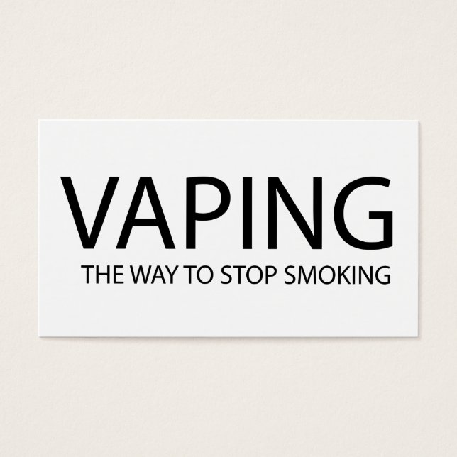 Vaping Visitekaartjes (Voorkant)