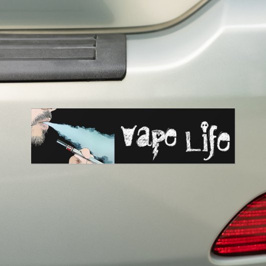 Vapingerpen voor tapedrive Bumpersticker (Op auto)