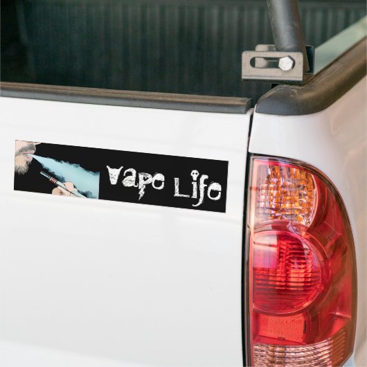 Vapingerpen voor tapedrive Bumpersticker (Op Truck)