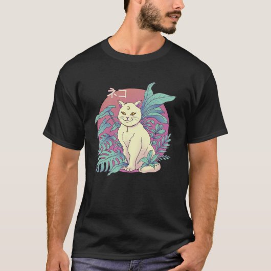 Vapor Cat T-shirt (Voorkant)
