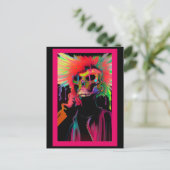 Vaporface Death Rattle Briefkaart (Staand voorkant)