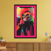 Vaporface Death Rattle Canvas Afdruk (Insitu (Woonkamer))