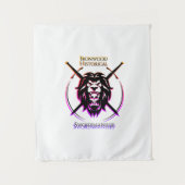 Vaporgolf-banner Wandkleed (Voorkant)