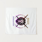 Vaporgolf-banner Wandkleed (Voorkant (horizontaal))