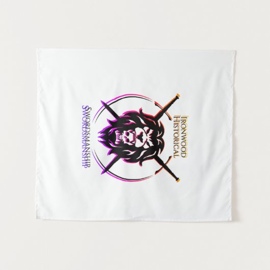 Vaporgolf-banner Wandkleed (Voorkant (horizontaal))