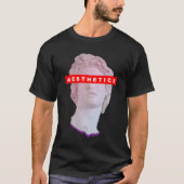 Vaporgolf-beeld v2 t-shirt (Voorkant)