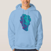 Vaporgolf esthetisch glitch beeld hoodie (Voorkant)