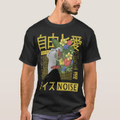 Vaporgolf esthetisch Japans Koreaans ventilatorbot T-shirt (Voorkant)
