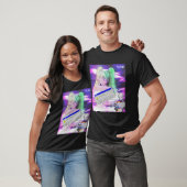 Vaporgolf esthetisch Japans stijldier T-shirt (Unisex)