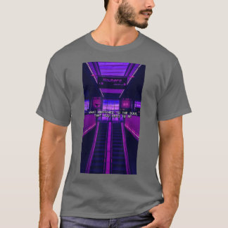 Vaporgolf esthetisch Lofi-uitloop Synthwave 80s Re T-shirt