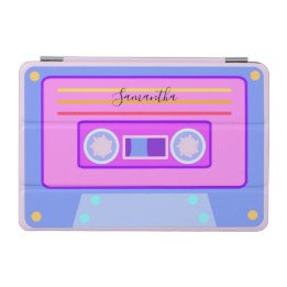 Vaporgolf-esthetische retro Paars-80-90-jarigen iPad Mini Cover