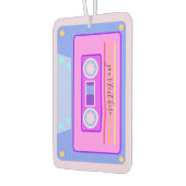 Vaporgolf-esthetische retroflector roze 90s audio- luchtverfrisser (Links)