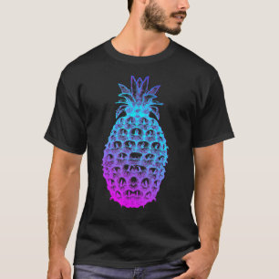 Vaporgolf Glitch esthetische stijl Japan Pineappel T-shirt