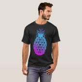 Vaporgolf Glitch esthetische stijl Japan Pineappel T-shirt (Voorkant volledig)