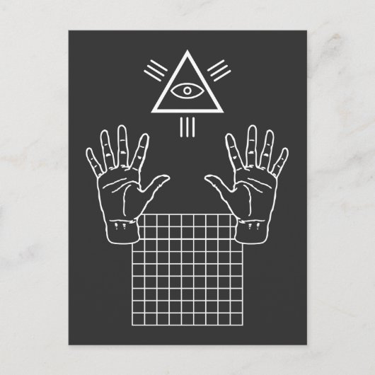 Vaporgolf occult Illuminati Gift Briefkaart (Voorkant)