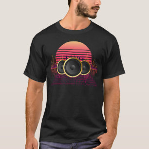Vaporgolf-retrozonnestraalverbinding T-shirt