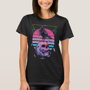 Vaporgolf schedel en keel-halloween-reesthesie t-shirt