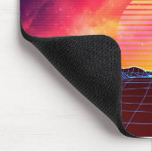 Vaporgolflandschap met rotsen muismat (Hoek)