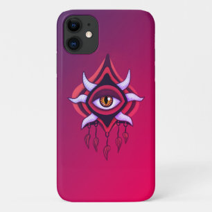 Vaporware Demon Eye - Kleurrijke Gotiek Case-Mate iPhone Case