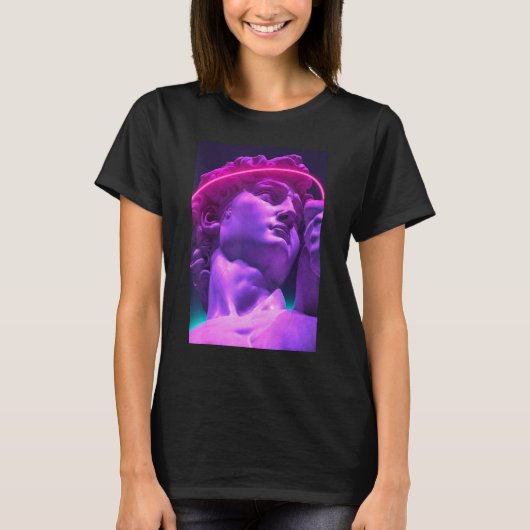 Vaporwave Aesthetic Outrun Retro 80s Synthwave Ret T-shirt (Voorkant)