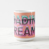 Vaporwave Aesthetics with Glitch Effect and Neon  Koffiemok (Center)