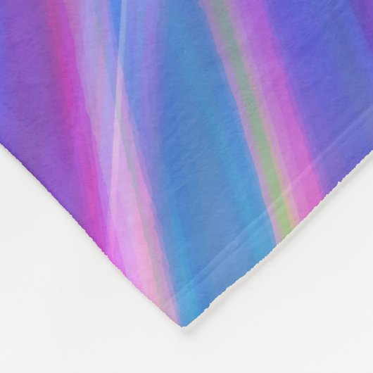 vaporwave alien emoji fleece deken (Hoek)