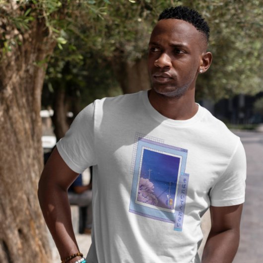 Vaporwave Anime Landschap T-shirt
