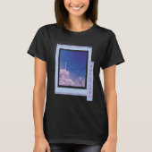 Vaporwave Anime Landschap T-shirt (Voorkant)