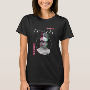 Vaporwave beeld esthetische glitch japans otaku t-shirt