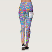 Vaporwave Brain Melt Leggings (Achterkant)